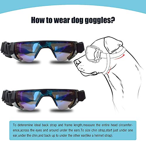 Lunettes de soleil pour chien et chat avec protection yeux chiot - 8