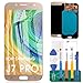LCD Screen Replacement for Samsung J7 Pro SM-J730G/DS,Galaxy J730F J730G J730GM J730DS Super AMOLED LCD Display Screen and Touch Screen Digitizer Repair Parts Assembly(Gold)