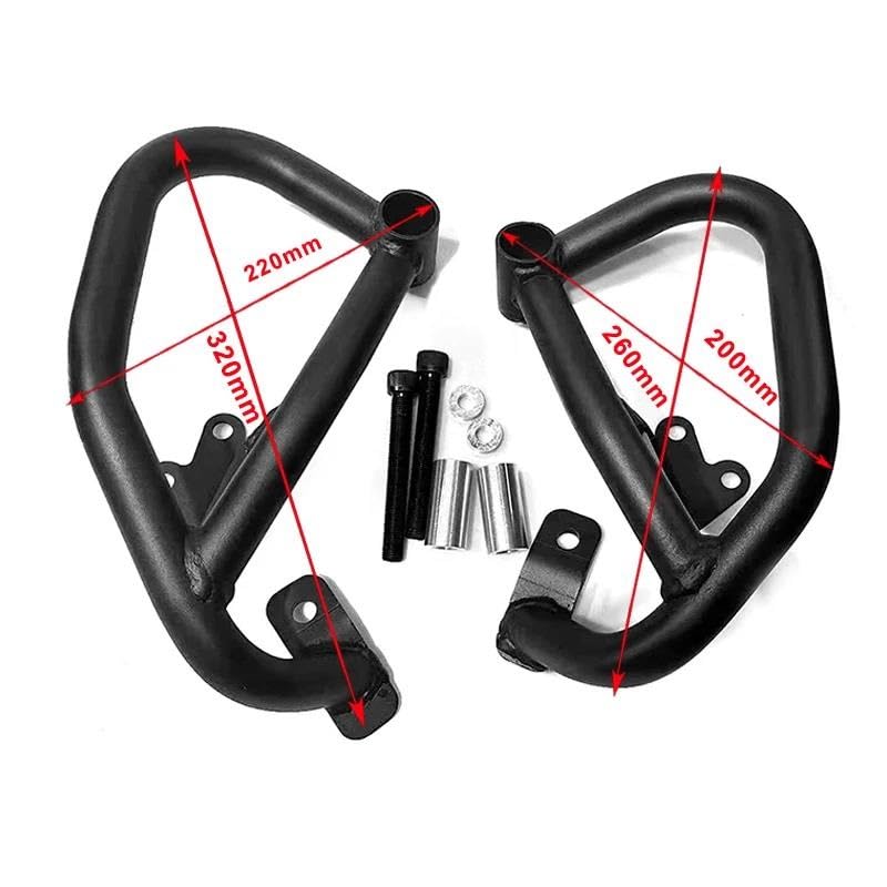 EKEGUY Moteur Protection Crash Bar pour MT-07 FZ-07 pour MT07 pour MT FZ 07 2014-2024 Protection Moteur Barre De Protection pour Autoroute Cadre Pare-Chocs Moteur Garde Protection