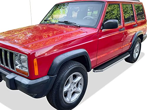 Estribos laterales de aluminio para Jeep Cherokee 1984-2000 miniatura 2