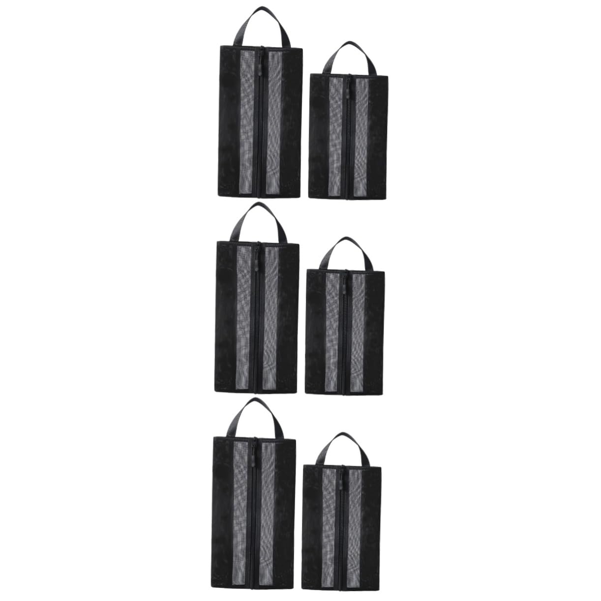 6stücke Tragbare Schuhtaschen Atmungsaktive Mesh Schuhbeutel Für Reisen Organizer Zur Aufbewahrung Von Schuhen Reiseaccessoire Für Ordentliche Gepäckorganisation