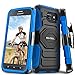 Evocel Galaxy S7 Active [New Generation] Rugged Holster Dual Layer Case [Kickstand][Belt Swivel Clip] For Samsung Galaxy S7 Active SM-G891 (2016 Release), Blue