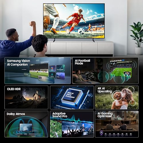 Image of Samsung 55 inches OLED 4K Samsung Vision AI Smart TV QA55S85HAELXL