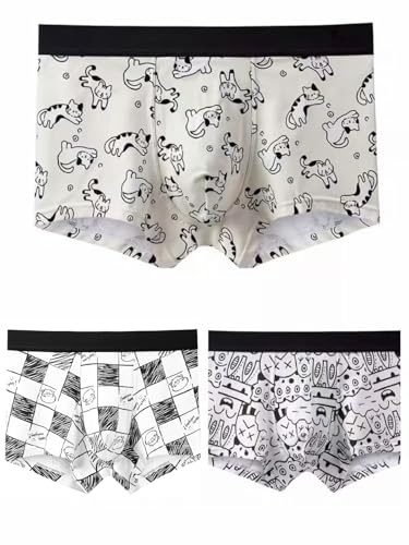 Image of REDX Comfort Mens Underwear Combo|Mens Printed Underwear|Stylish Innerwear for Men's Trunks Imported Nylon Fabric Multicolor Pack of 3