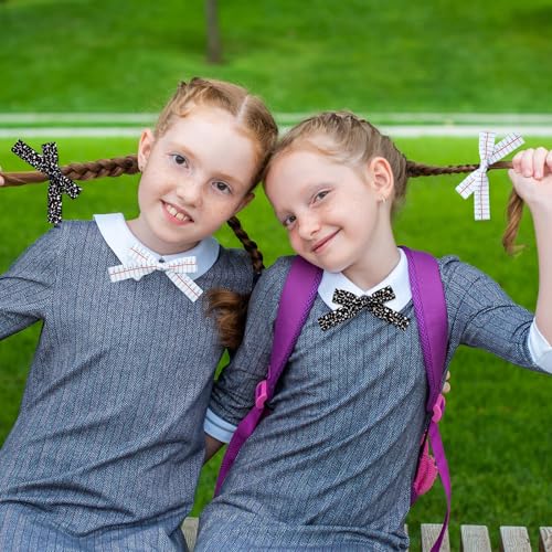Image of Whaline Back to School Grosgrain Ribbon 0.8 Inch Notebook Composition Decorative Fabric Wrapping Ribbon for First Day of School DIY Crafts Wreath Bow Making, 2 Rolls, 20 Yard