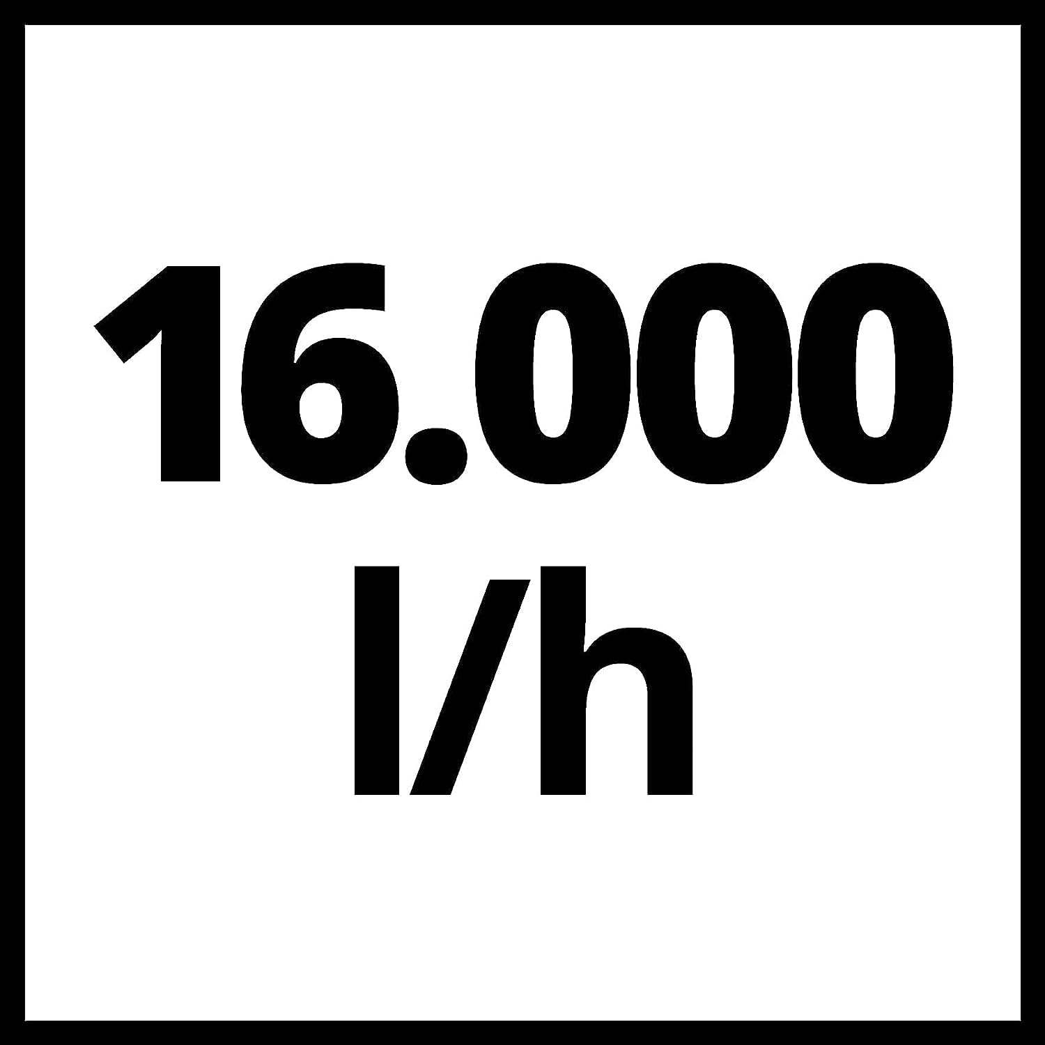 Einhell Pompe d’évacuation pour eaux chargées GE-DP 900 Cut (900 W, Débit Max 16 000 L/h, hauteur refoulement max. 11,5 m, immersion max. 7 m)