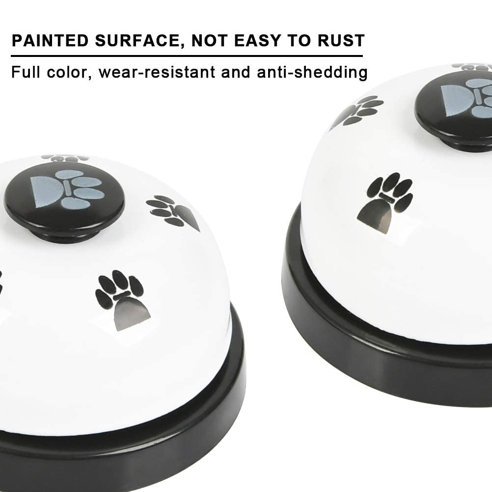 Hondenbel speeltje voor je hond - Wit-Geel - Bel voor honden Hondenbel speeltje voor je hond - Wit-Geel - Bel voor honden