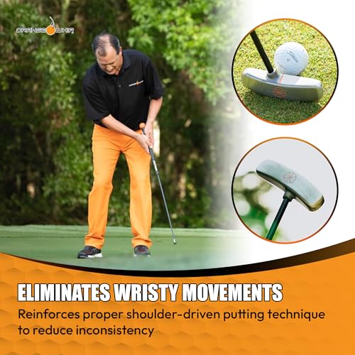 Image of Orange Whip Putter Blade Made in USA, Golf Swing Trainer for Putting, 35 inch