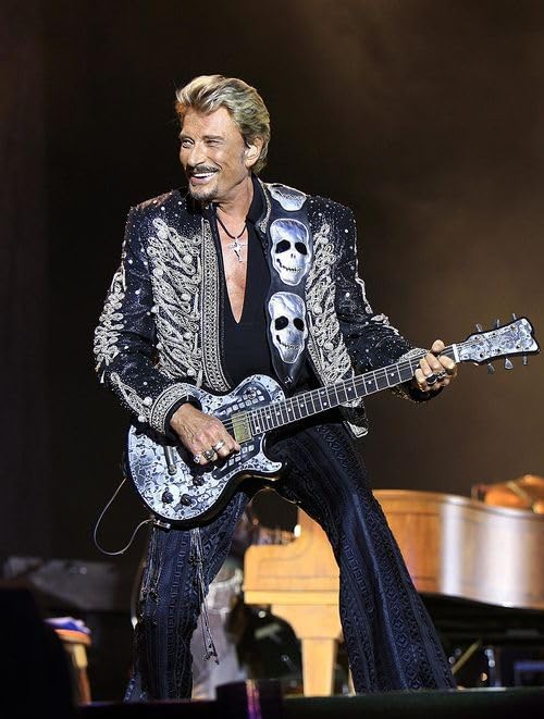 Mosaïque 3D Johnny Hallyday kit broderie diamant 5D pour décorer votre salon rétro