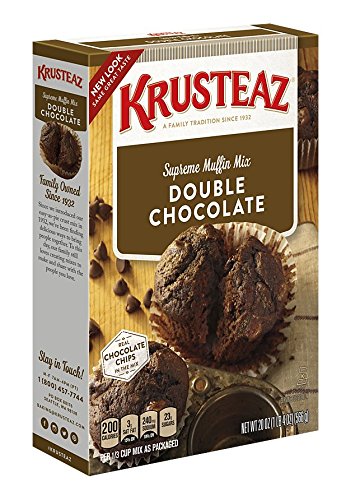 Krusteaz Double Chocolate Supreme Muffin Mix, 20-Ounce Boxes (Pack of 12)
