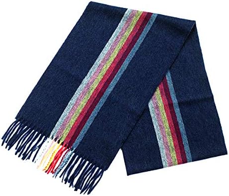 Amazon ポールスミス Paul Smith メンズ マフラー マルチストライプ カシミア100 ネイビー 47 並行輸入品 ストール マフラー 通販