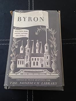 Hardcover Byron. Selections from Poetry Letters and Journals Book