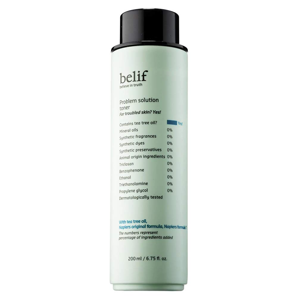 Belif Problem Solution Green Toner (200ml, Mild acne-prone skin) by belif