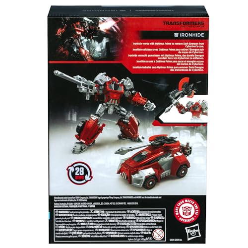 Ironhide Transformers Studio Series Gamer Edition con Cañón Intercambiable para Colección 5