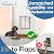 PlexiDor Performance Pet Doors for Dogs and Cats - Door Mount Dog Door with Lock and Key - White, Medium Sizes