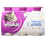 Whiskas Lot de 3 friandises pour chat au lait (3 x 200 ml)