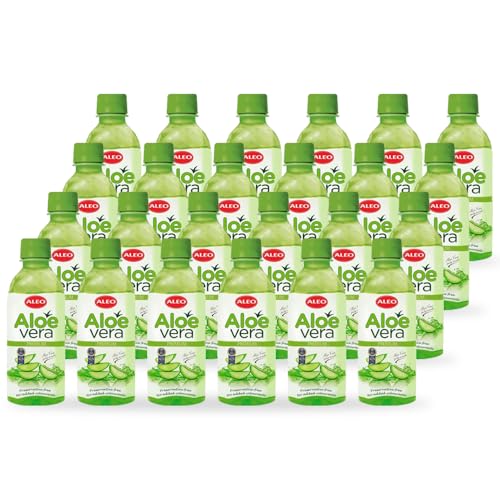 ALEO 0.35L Premium Aloe Vera Drink - Natural, No Preservatives, No Artificial Colors Superior Taste Award 2025