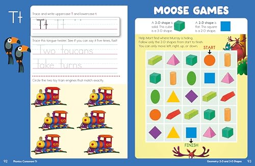Image of Summer Big Fun Workbook Bridging Grades K & 1: First Grade Prep Workbook, Kindergarten to 1st Grade Summer Learning with Letters, Reading, Writing, Math and More (Highlights Summer Learning)
