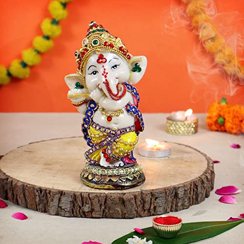 Tied Ribbons TR-Q319-GANESHIDOLS-US-SK003 Ganesh Statue | 5.5 Inch thumb #5