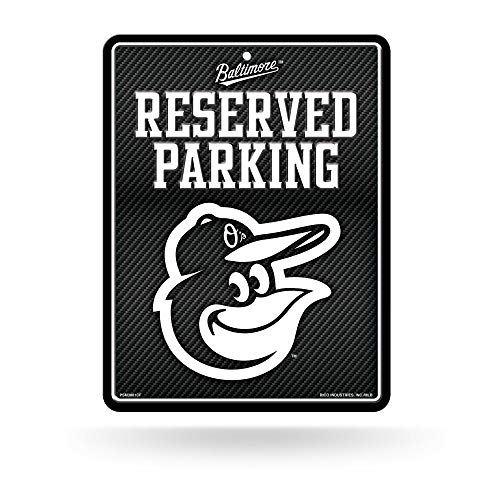 Rico Orioles - Carbon Fiber Design - Metal Parking Sign PSM3801CF Orioles - Carbon Fiber Design - Metal Parking Sign