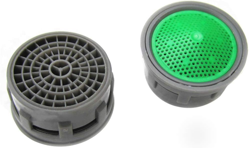 Faucet Aerator Insert, 21mm Water Saving Flow Restrictor, ABS Plastic Sink Aerator Replacement Part for Kitchen Bathroom Faucet