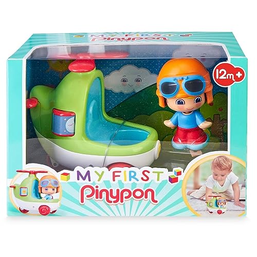 My First Pinypon-700016383 Helicopter Juguete Pre-Escolar, color beig, 9 centimeters (Famosa 700016383)