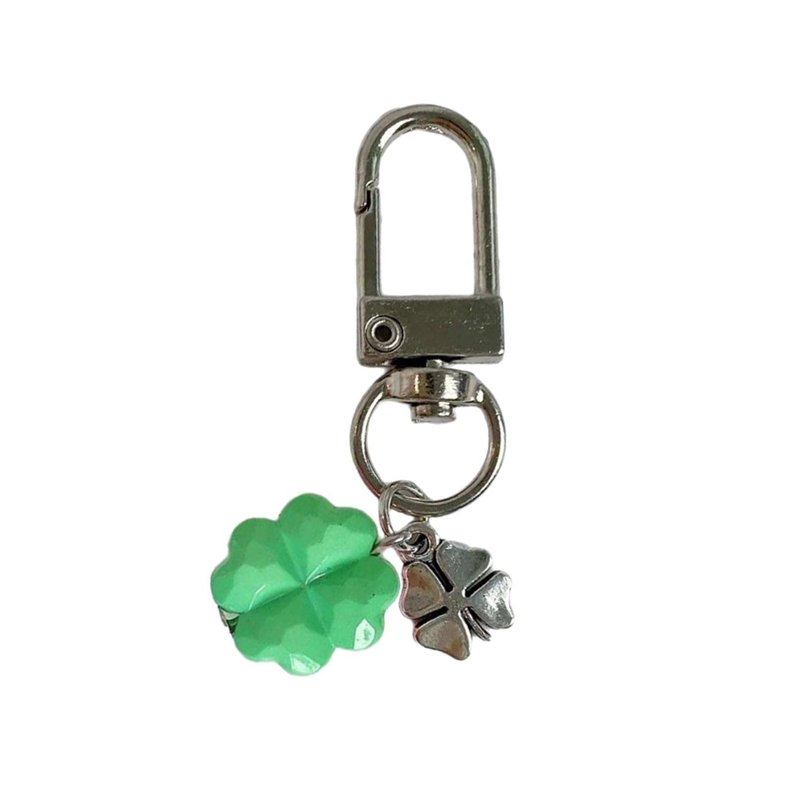 NEWFT Korean Design Four Clovers Charm Lightweight Keychain Phone Ornament Stylish Phone Strap Charm Bag Decoration