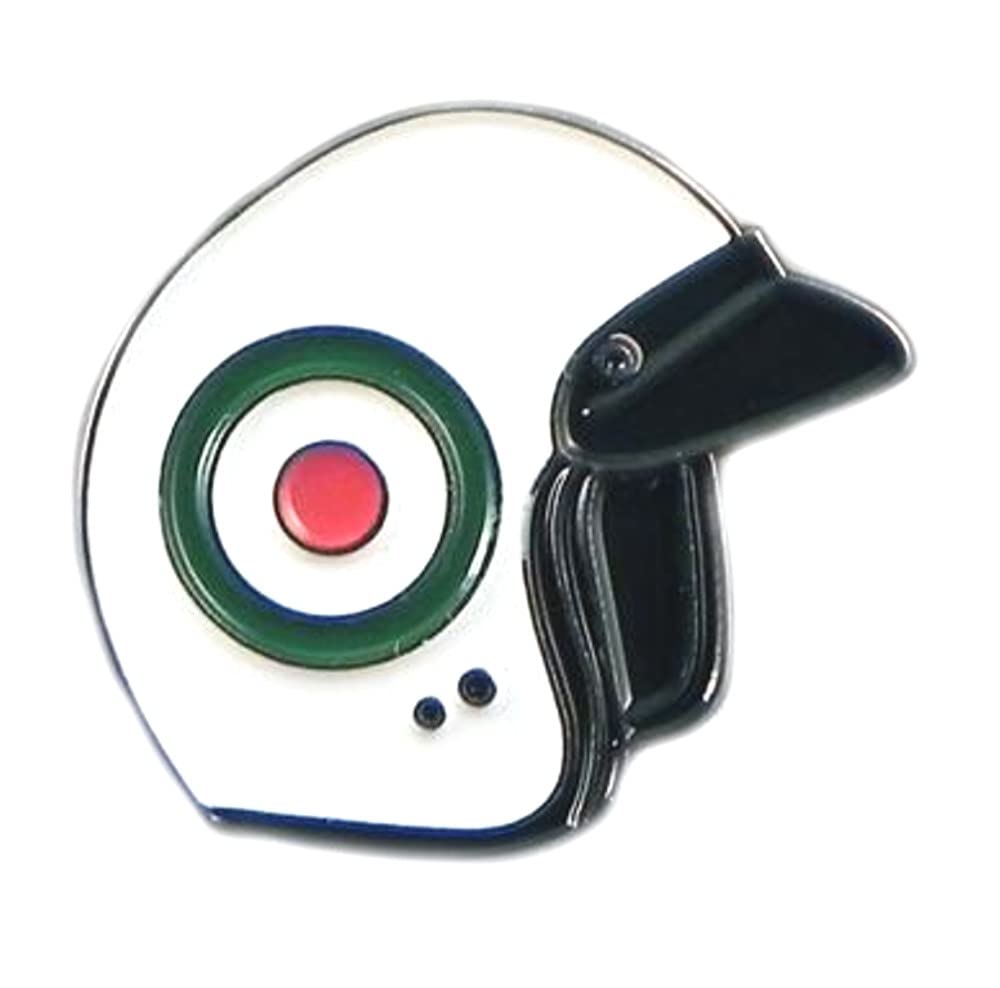 Metal Enamel Pin Badge Brooch MOD Scooter Helmet Skid Lid