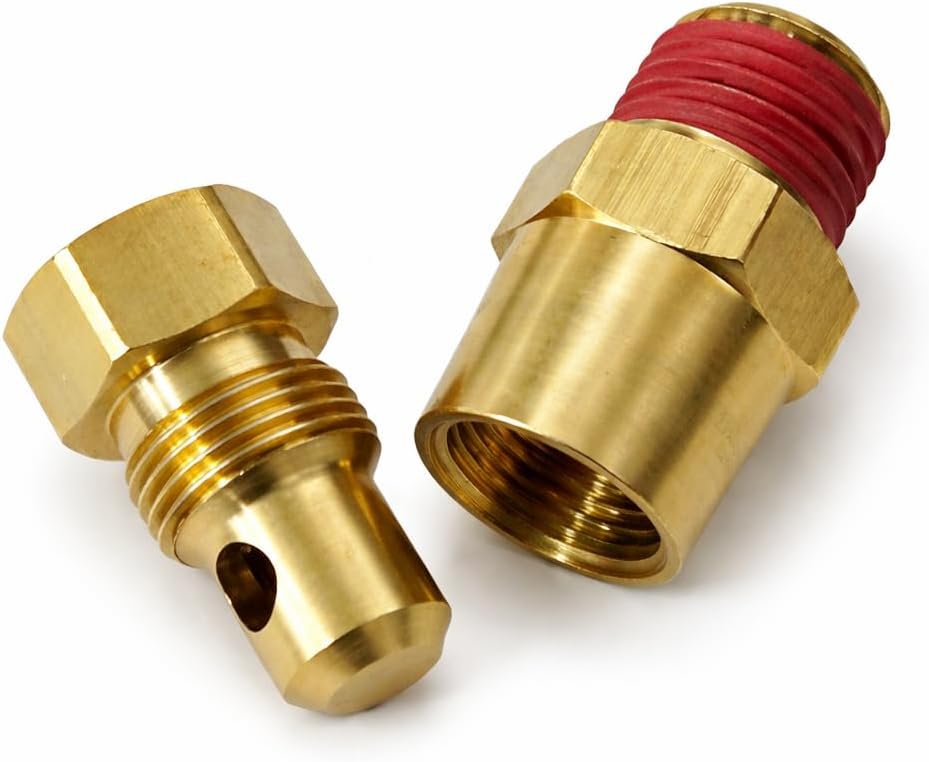 Brass Manifold and Block Drain Plug Kit Compatible with Mercruiser, OMC, Volvo Penta and Many Others.