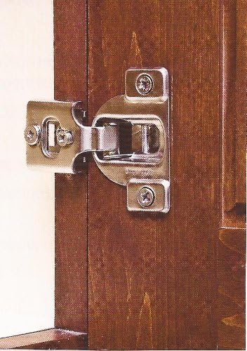 12- Pack-3 Way Adjustments- 1/2" Overlay-Compact Hinges