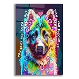 Epic Art 'The Rescue Pup' by Dean Russo Acrylic Glass Wall Art, 16' x 24'