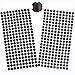 Produktbild Klett Klebepunkte,Klettpunkte Selbstklebend 10mm,400 Stück Punkte 200 Paar Schlaufe Punkte Self Adhesive Klebend Klettverschluss für Papier,Metall,Kunststoff,Glas,Leder (Schwarz)