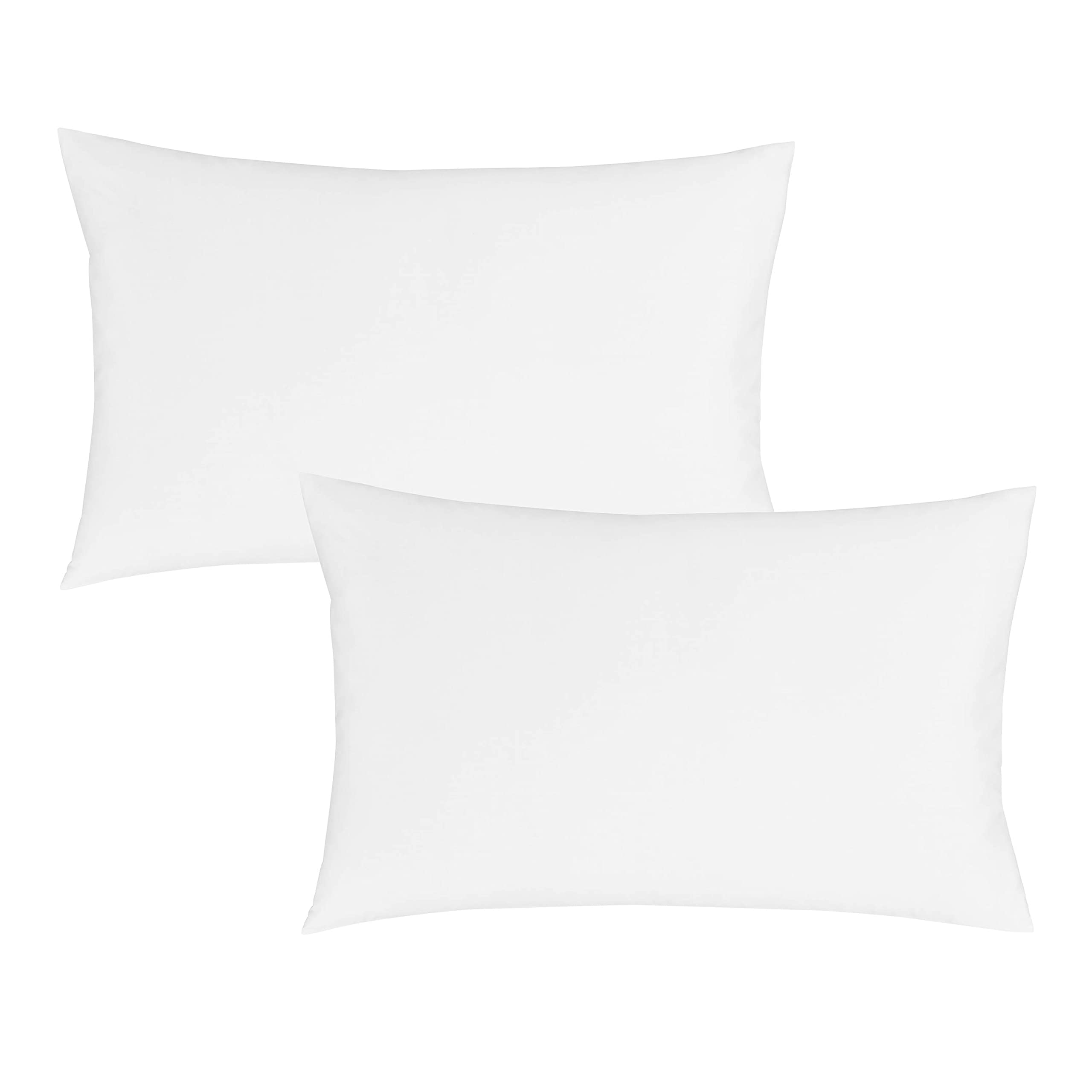 Set di 2 federe in cotone sateen bianco Standard, 50 x 75 cm Cotton Sateen - Bianca