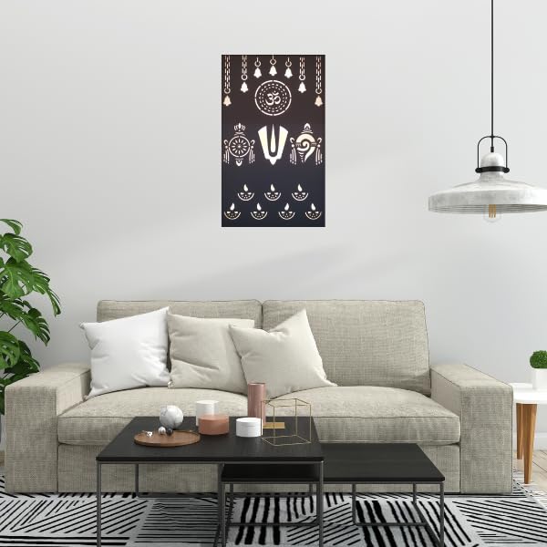 Klassie| Shri Tirupati Balaji Backlit Wooden LED Wall Art| Lord ...