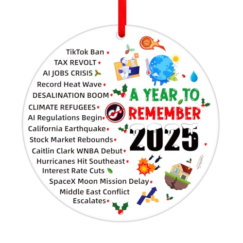 PETCEE 2025 Christmas Ornament - A Year to Remember 2025