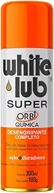 White Lub Óleo Protetivo Desengripante 300ml-180gr P/Carros Motos Casa Escritório Indústria Oficina