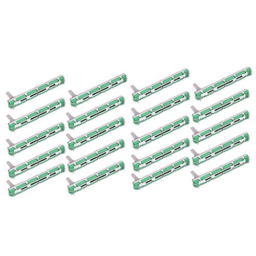 Steowsey 20 Piezas 75Mm Mezclador Fader B10K PotencióMetro de Deslizamiento Recto Doble Lote