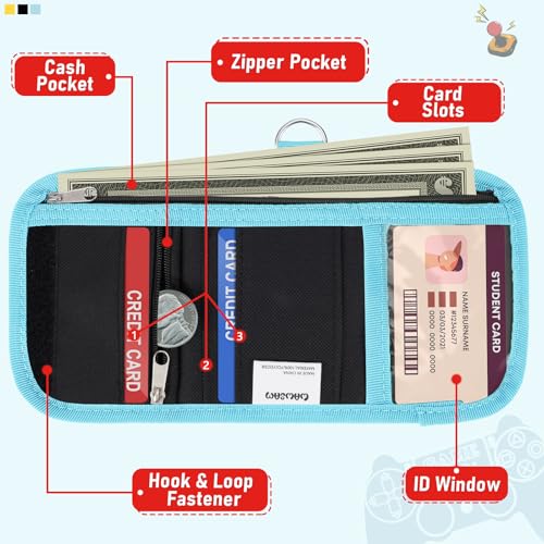 Image of WAWSAM Kids Wallet for Boys, Game Trifold Boys Wallet for Kids Ages 4-18