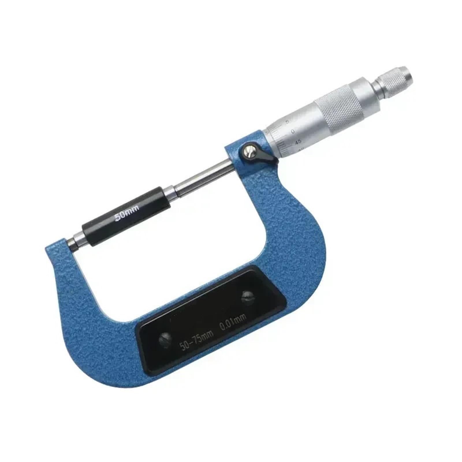 Calibre Digital Micrómetro exterior, calibrador micrométrico métrico, calibre Vernier de precisión 0,01 mm, herramientas medición(75-100mm)
