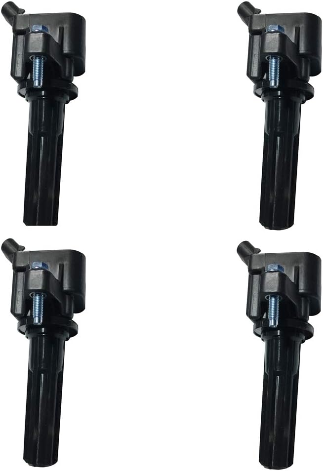 MAS Performance Ignition Coil Compatible with 2006-2009 Buick Rainier Chevrolet Trailblazer GMC Envoy Ascender 9-7X 4.2L L6 Replacement for UF497 C1558 (4 Packs)