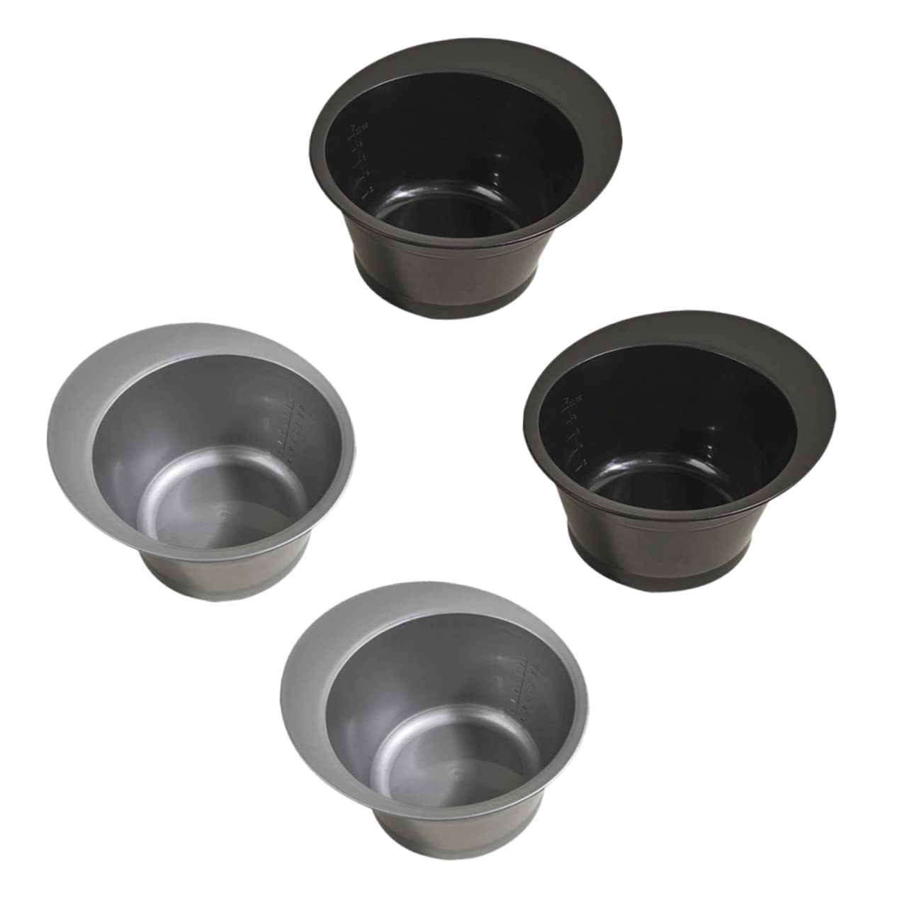 Didiseaon Hair Dyeing Tool 4pcs Professional Hair Dye Bowls Smooth Application Anti-static and Easy to Use