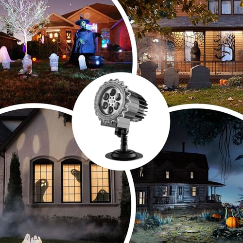 Proyector al aire libre de Halloween e iluminación impermeable para jardín 4