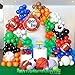 Sports Balloon Arch Kit,154Pcs Colorful Balloon Garland with Football,Basketball,Soccer,Baseball Foil Balloons for Ball Games Day Theme Baby Shower Rugby All Sports Birthday Party Decorations