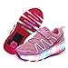 YSTHEZ Niños Patines Roller Tecnología retráctil Zapatos de patineta Deportes Flash al Aire Libre Gimnasia Zapatillas de Deporte Roller Skate,Rosado,35EU