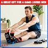 2 paquetes de regalos para gamers adolescentes con caja de regalo | idea de calcetines divertidos para videojuegos para Navidad, cumpleaños, torneo - calcetines de tripulación acolchados para gamers, adolescentes 4