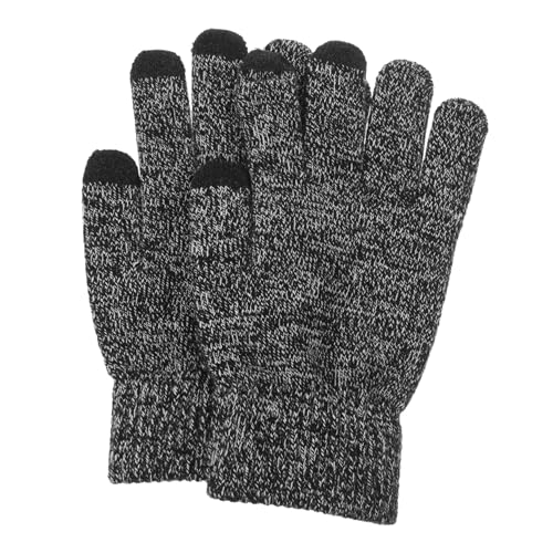 BESTonZON 1Pair Full Finger Touchscreen Gloves for Men Nonslip Warm Winter Motorcycle Bike Gloves Durable Grip for Outdoor Sports Present for Adventurers