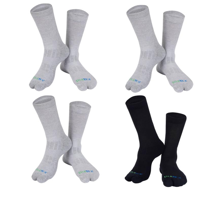 DIATEX Diabetic Compression Socks,Therapeutic&Arthritis Care, Reduces Swelling,Improves blood circulation,Anti-Microbial,Breathable,Unisex (Pack of 4)-image-33