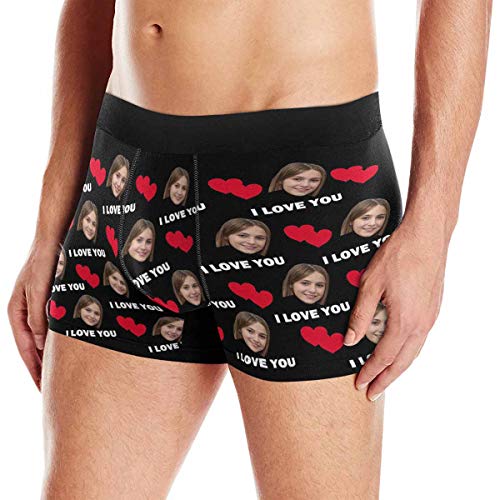 Custom Funny Boxer for Men Personalized Face Underwear with Photo Valentines Day Gifts for Boyfriend Husband4