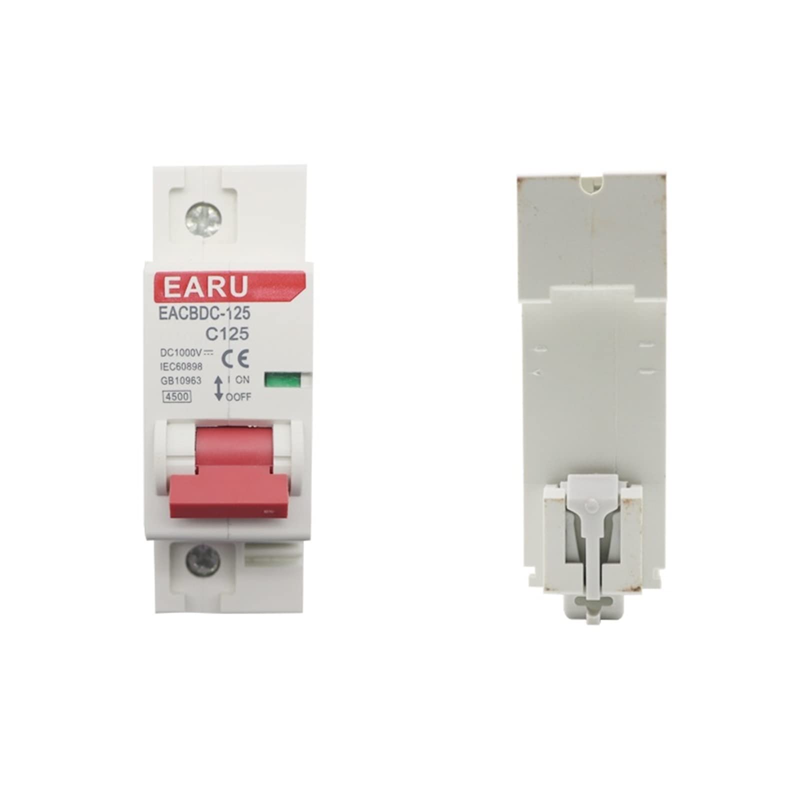 AVSBBYEPS DC 1000V 125A 1P Solar Mini Circuit Breaker Overload Protection switches 80A 100A DC1000V MCB for Photovoltaic PV System(80A)