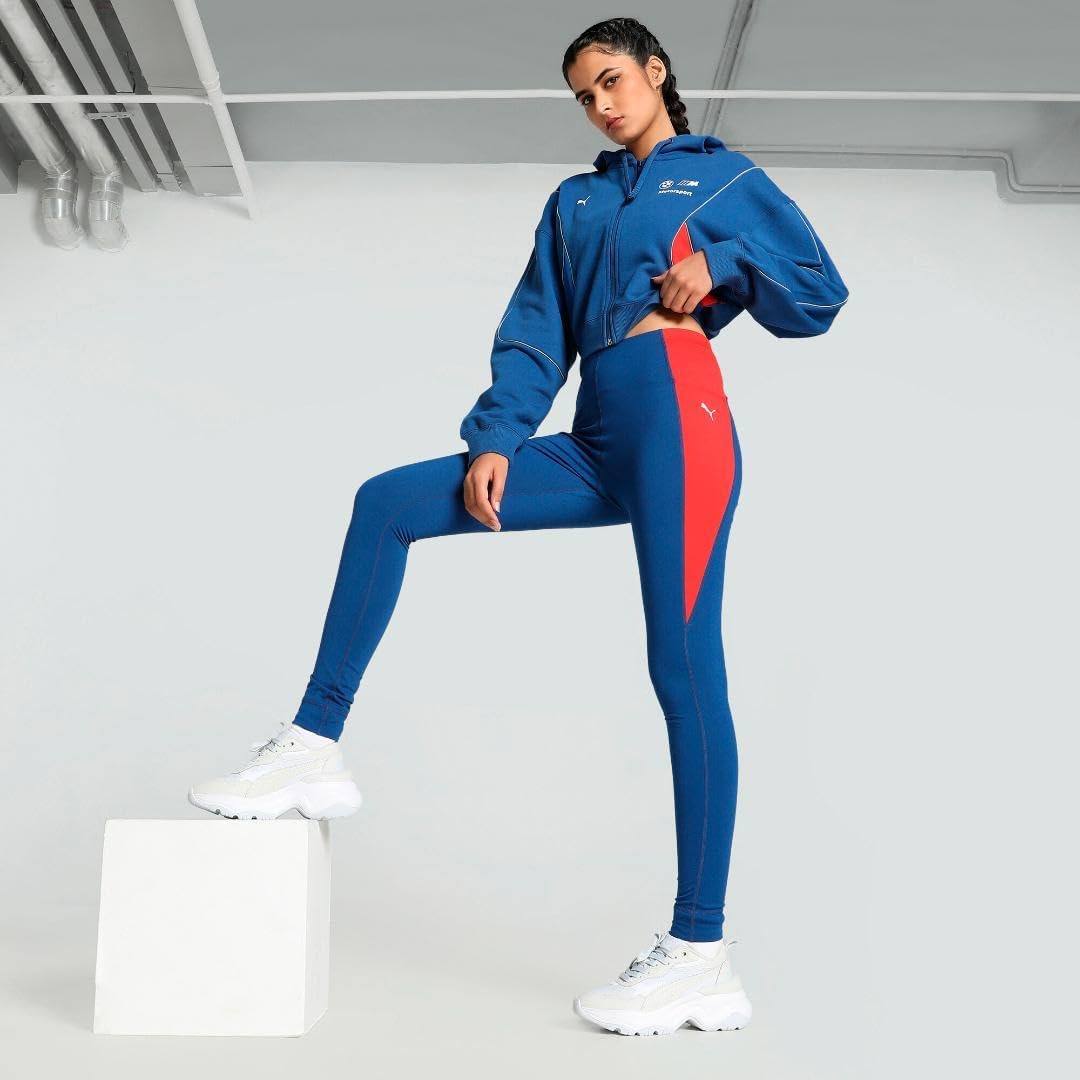 PUMA Women's BMW M Motorsport Leggings, Pro Blue-M Color AH24, Small - Image 3